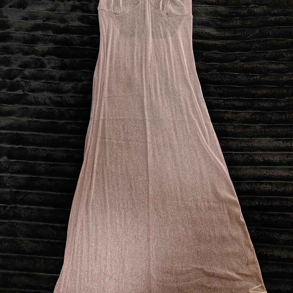 Dazy Light Purple Sparkly Maxi